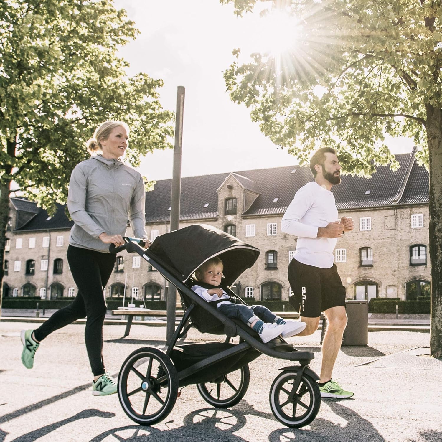 Urban Glide 2 Jogging Stroller - Single Baby Stroller Perfect for Daily Strolling and Jogging - Features 5-Point Harness, Lightweight and Compact , Durable and Versatile Design for All Terrains