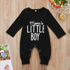 2025 Brand New Fashion Newborn Toddler Infant Baby Boys Romper Long Sleeve Jumpsuit Playsuit Little Boy Outfits Black Clothes