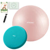 Trideer Pregnancy Ball Birthing Ball, 1.7Mm Extra Thick Yoga Ball for Maternity, Labor Birth, Exercise, Physio, Recovery Guide & Baby Memory Book Included, 440LB Anti-Burst & Non-Slip Stability Ball