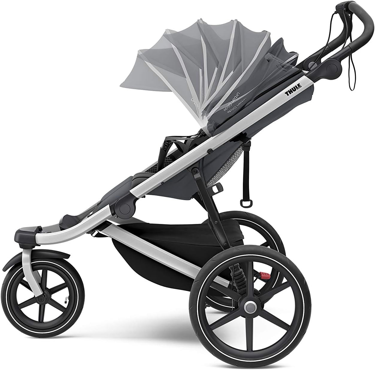 Urban Glide 2 Jogging Stroller - Single Baby Stroller Perfect for Daily Strolling and Jogging - Features 5-Point Harness, Lightweight and Compact , Durable and Versatile Design for All Terrains