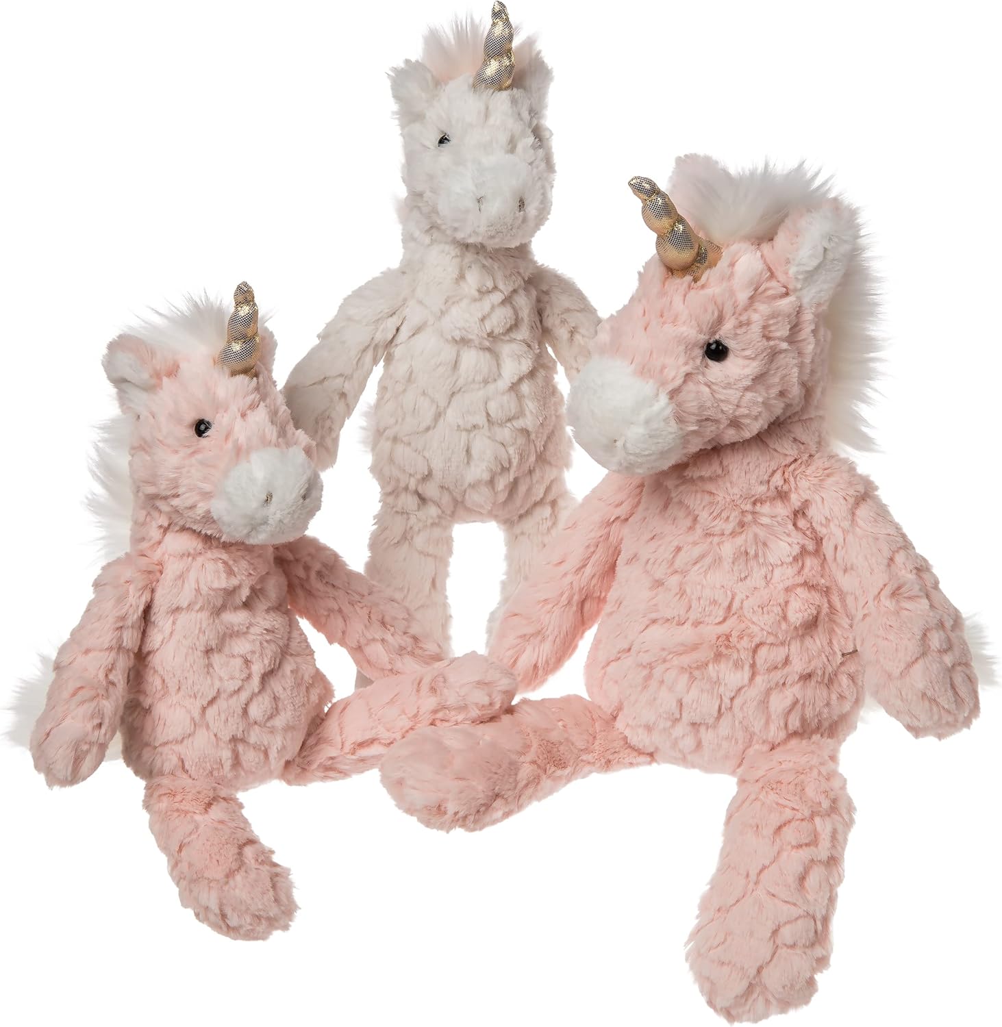 - Putty Nursery Animal Toy - Soft and Huggable Stuffed Animal for Kids and Toddlers - Blush Unicorn - Small - 10"
