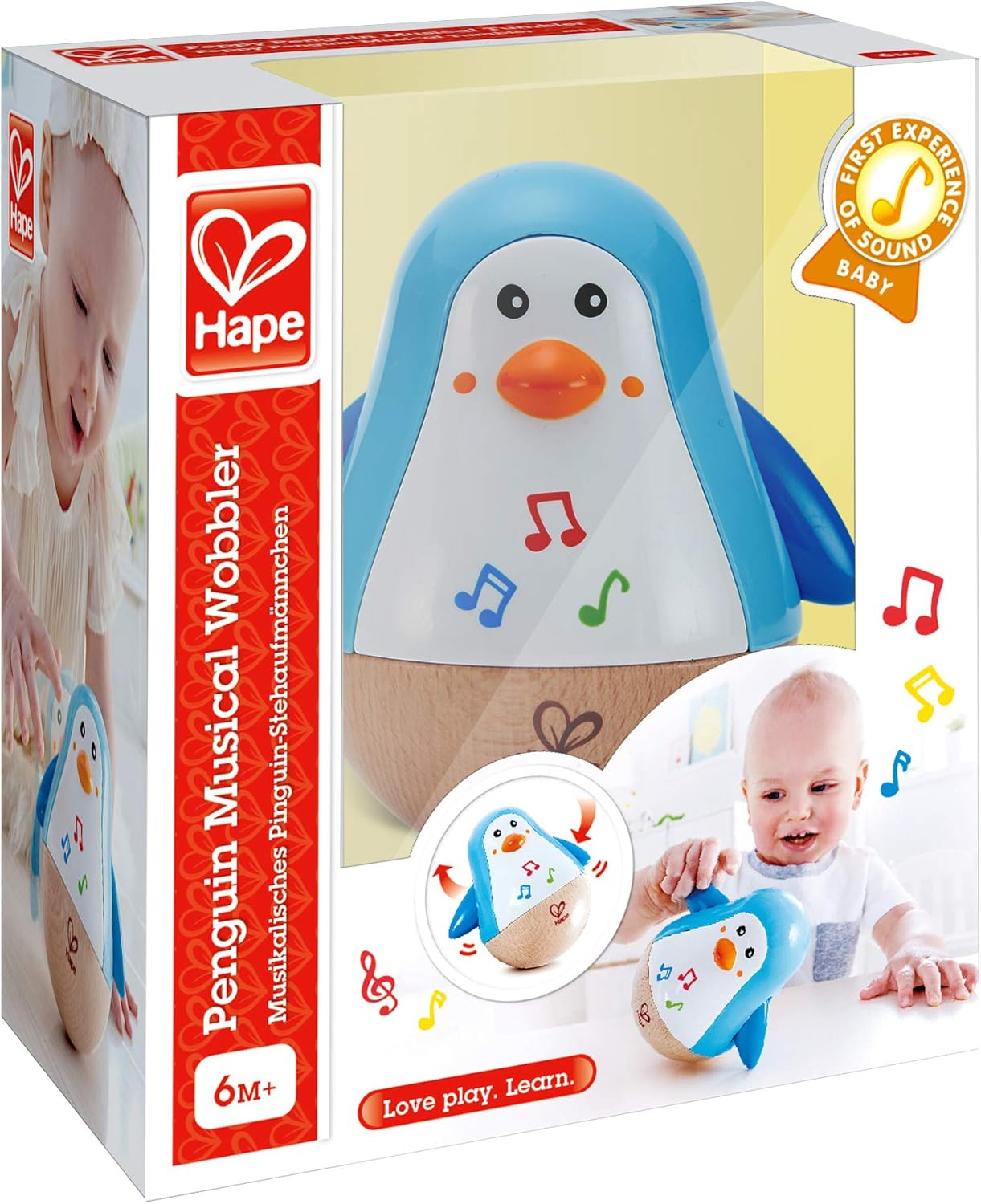 Wobbling Melody Penguin Musical Instrument, Multicolor, 5'' X 2''