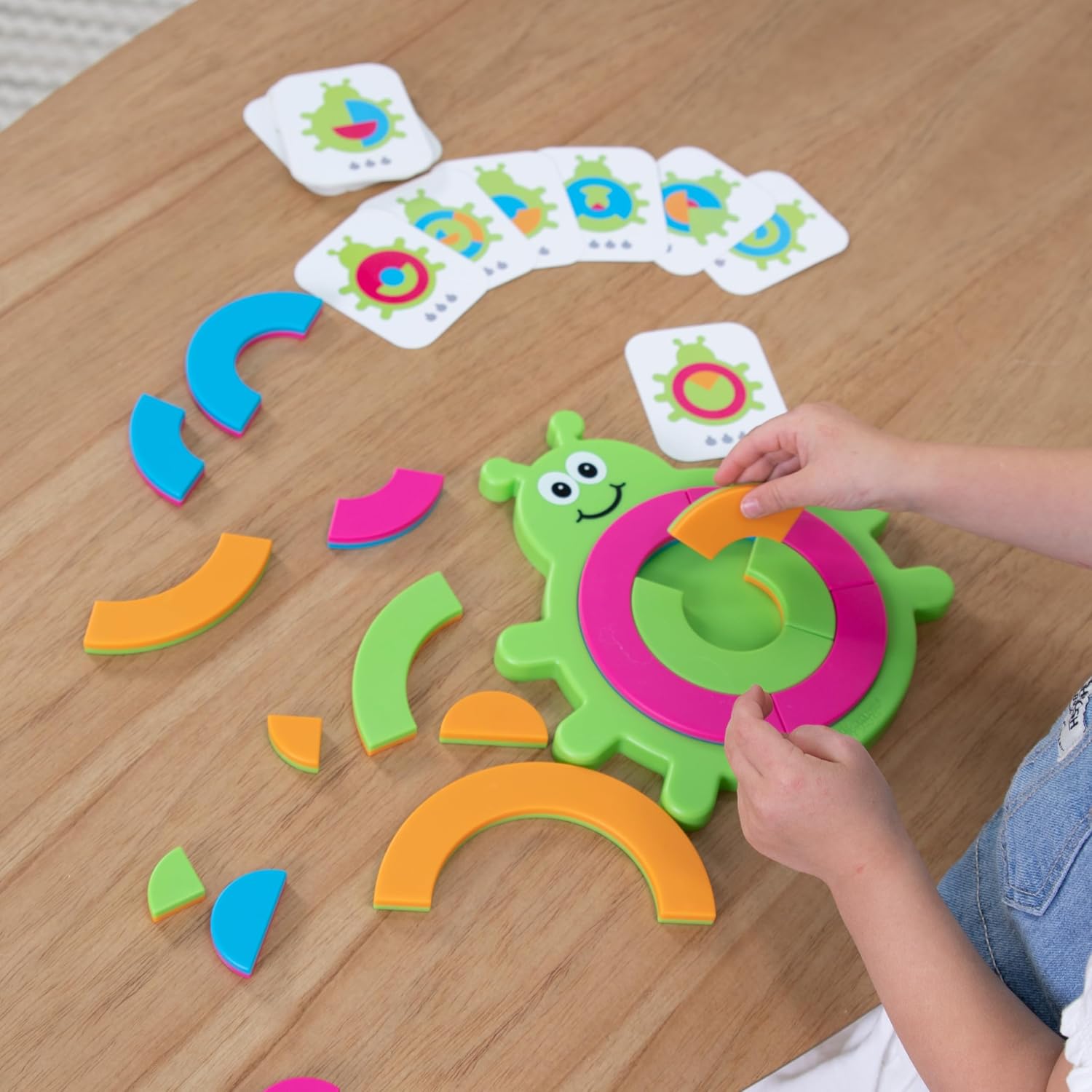 Bugzzle Brainteasers - a Match the Picture Fraction Learning Puzzle Bug! for Ages 3 to 4