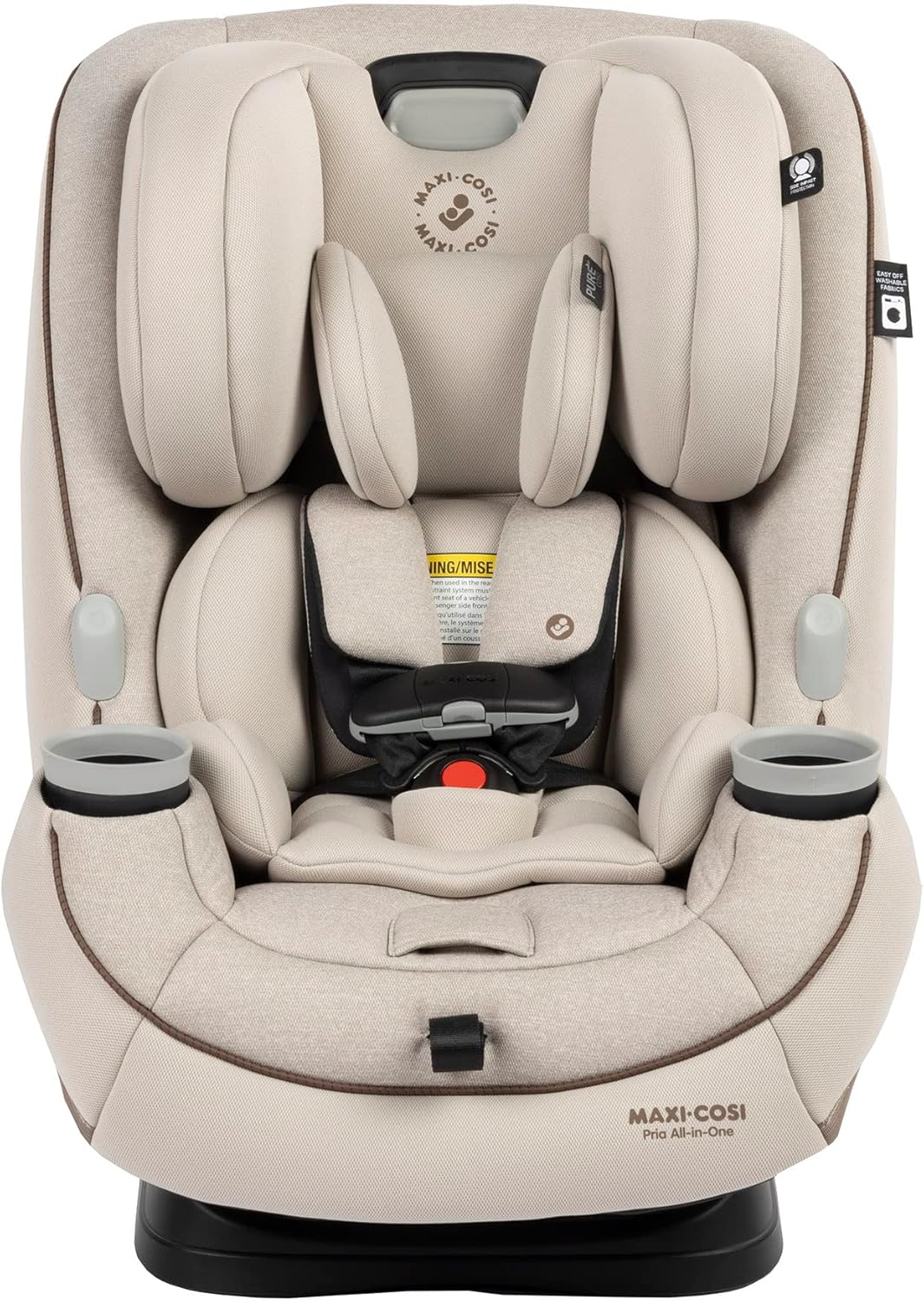 Maxi Cosi Pria All-In-One Car Seat, 3In1, Convertible from Infant to Toddler, Rear and Forward Facing, Booster Mode, Washable Seat Cover, Desert Wonder
