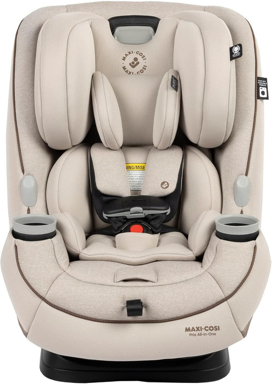 Maxi Cosi Pria All-In-One Car Seat, 3In1, Convertible from Infant to Toddler, Rear and Forward Facing, Booster Mode, Washable Seat Cover, Desert Wonder