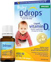 Organic Baby Ddrops 400 IU 90 Drops (2.5Ml) - Daily Liquid Vitamin D for Infants (Pack of 1)