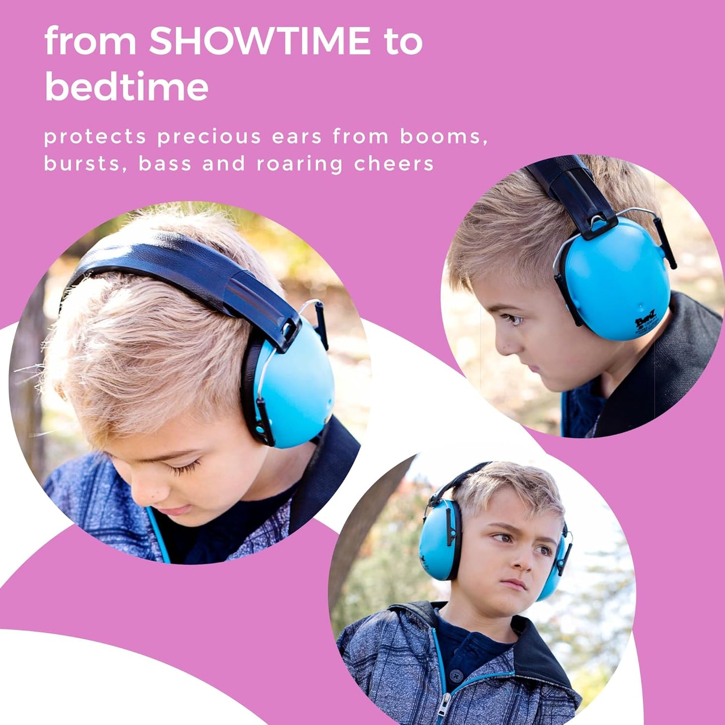 Baby  Earmuffs Kids Hearing Protection - Ages 2+ Years - the BEST EARMUFFS for KIDS - Industry Leading Noise Reduction Rating - Soft & Comfortable - Kids Ear Protection