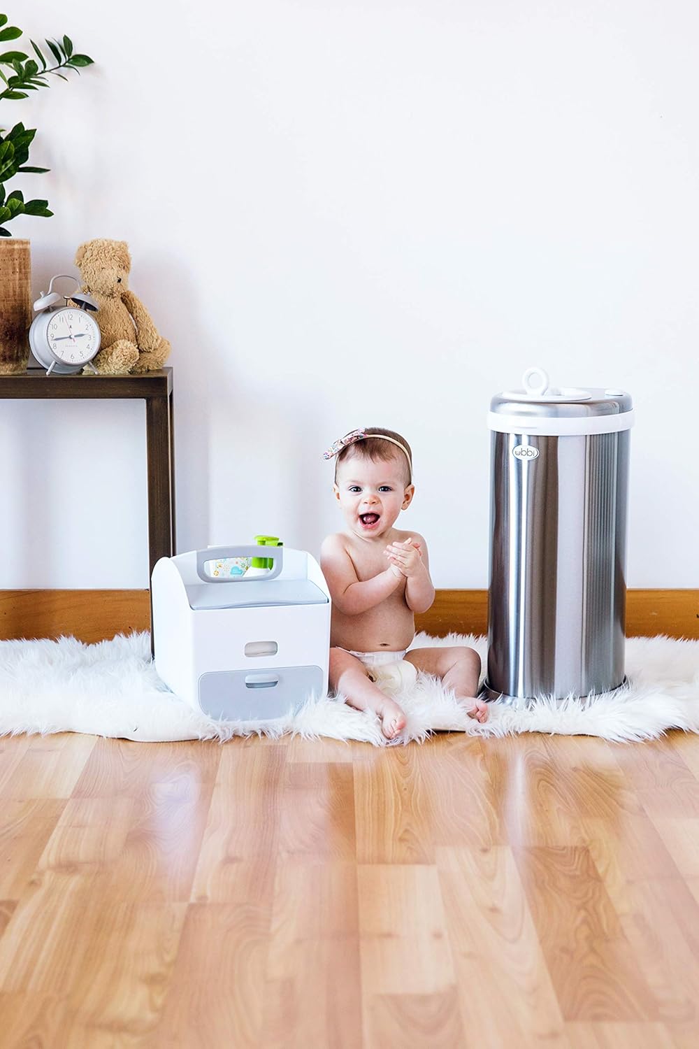 Limited Edition, Money Saving, No Special Bag Required, Steel Odor Locking Diaper Pail, Chrome, 3.18 Ounces