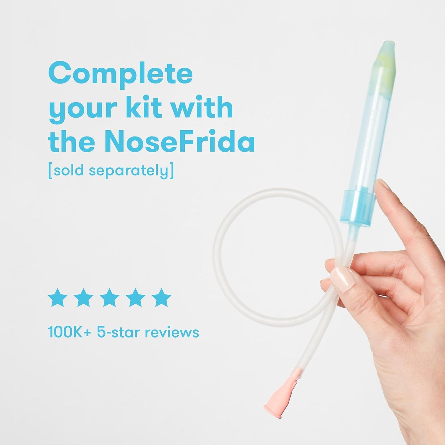 Nosefrida the Snotsucker + Travel Case - White, One Size