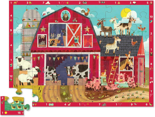 Barnyard 123 Floor Puzzle (36 Piece)