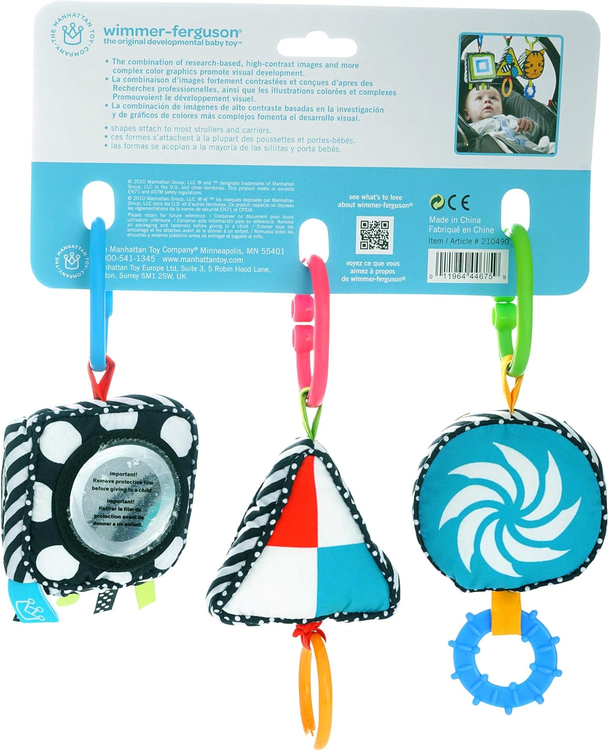 Wimmer-Ferguson Clip and Discover Shapes Travel Activity Set