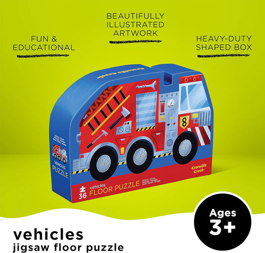 4073-6 Vehicle 36 Piece Jigsaw Floor Puzzle