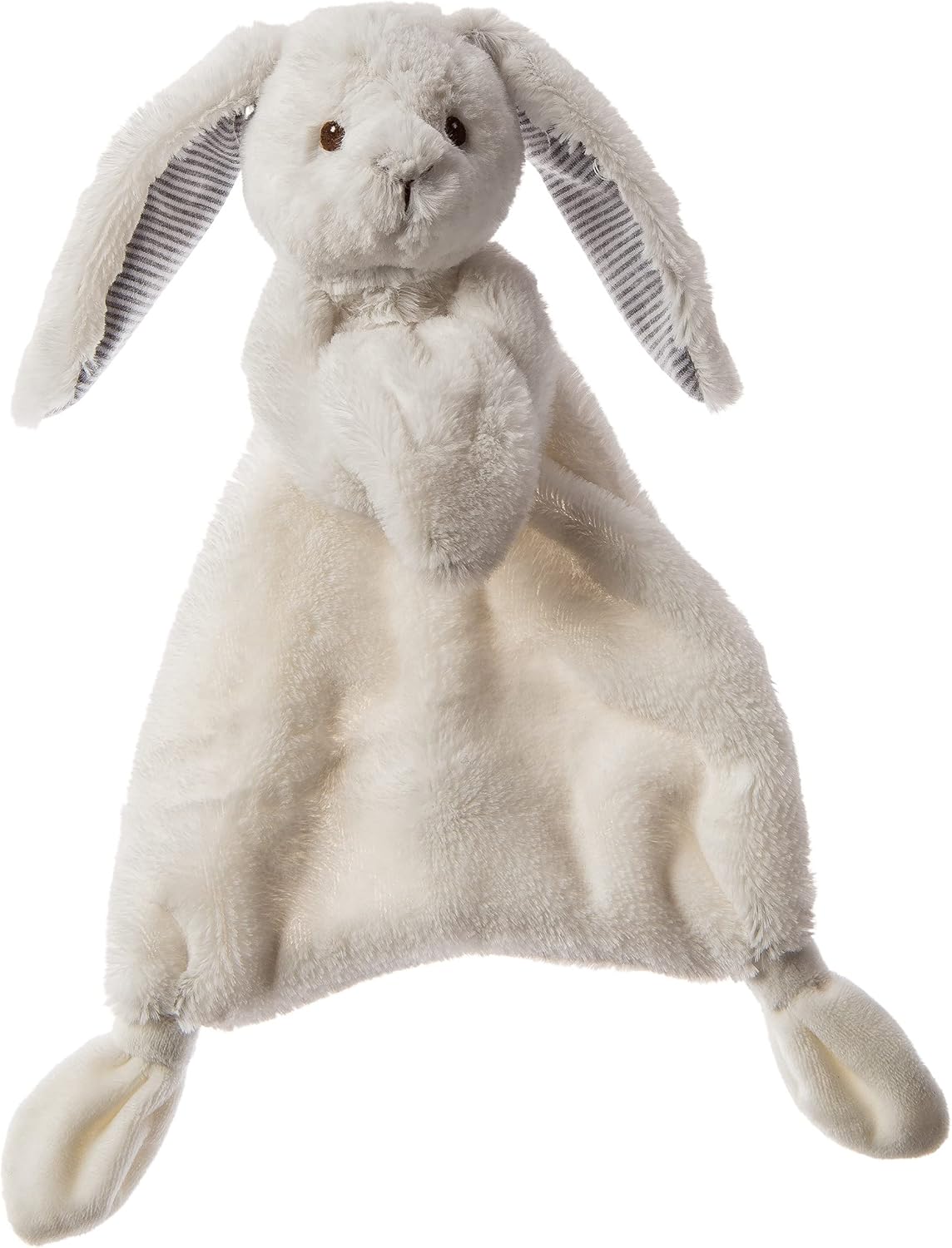 - Silky Bunny Lovey Plush Toy Animal - White 13"