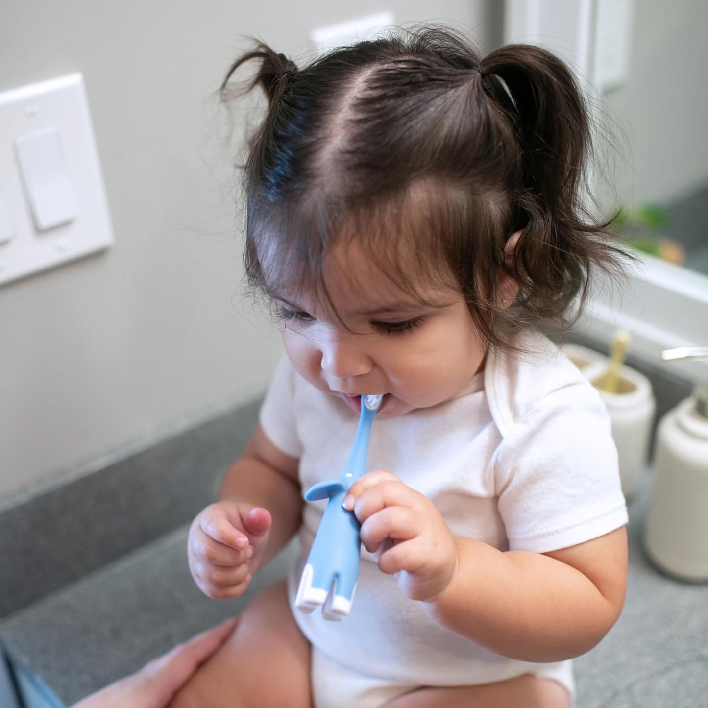 Infant-To-Toddler Toothbrush,Blue