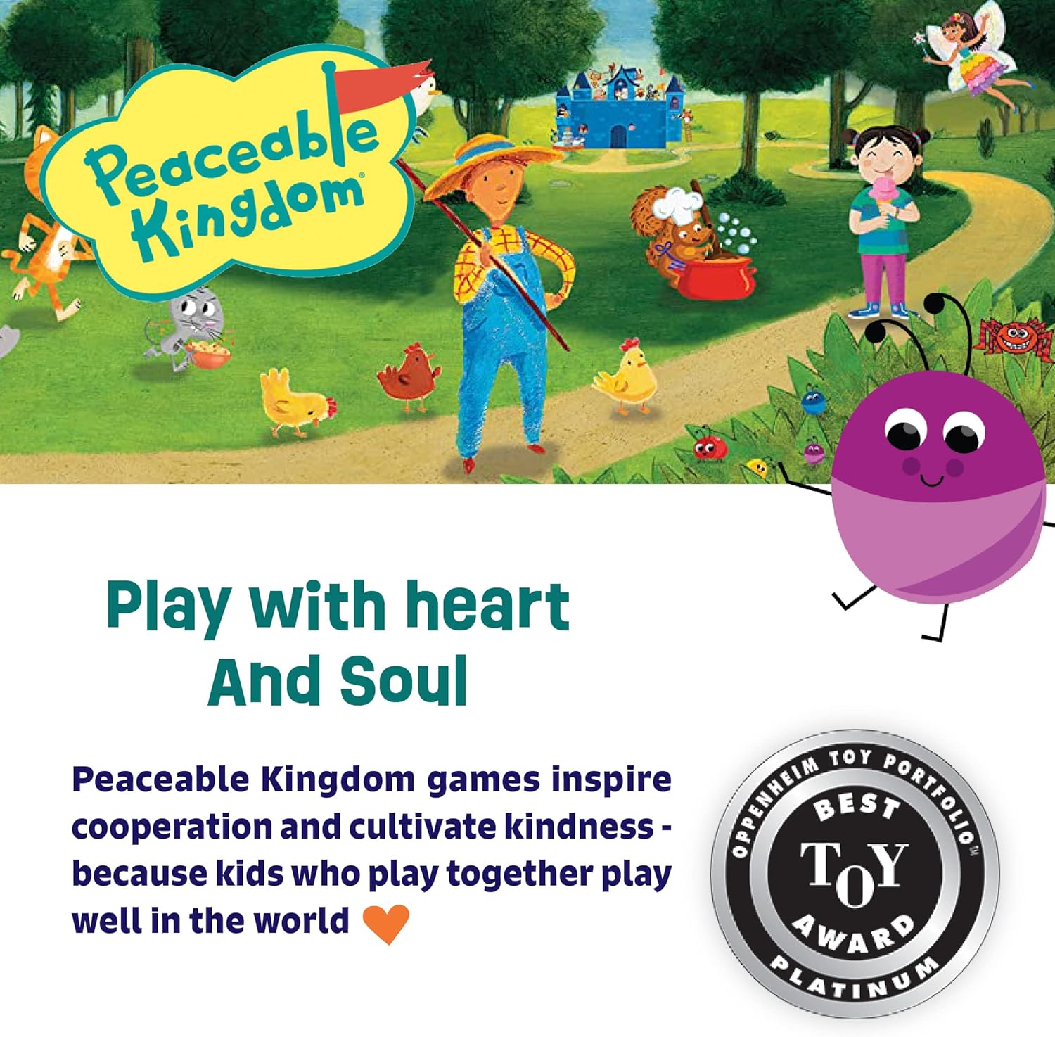 Snug as a Bug in a Rug Award Winning Cooperative Preschool Skills Builder Game for 2 to 4 Kids Ages 3+