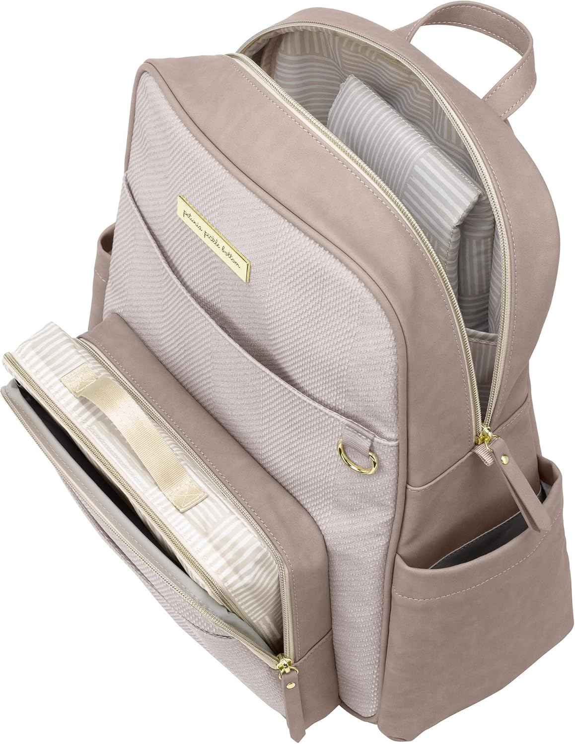 Sync Backpack, Grey Matte Cable Stitch, Modern