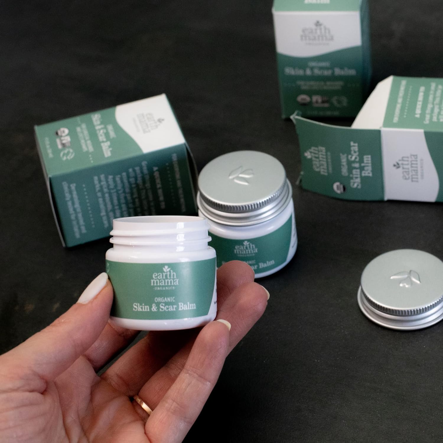 Organic Skin & Scar Balm | Reduces the Discomfort and Appearance of C-Section Scars and Pregnancy Stretch Marks, 1-Fluid Ounce