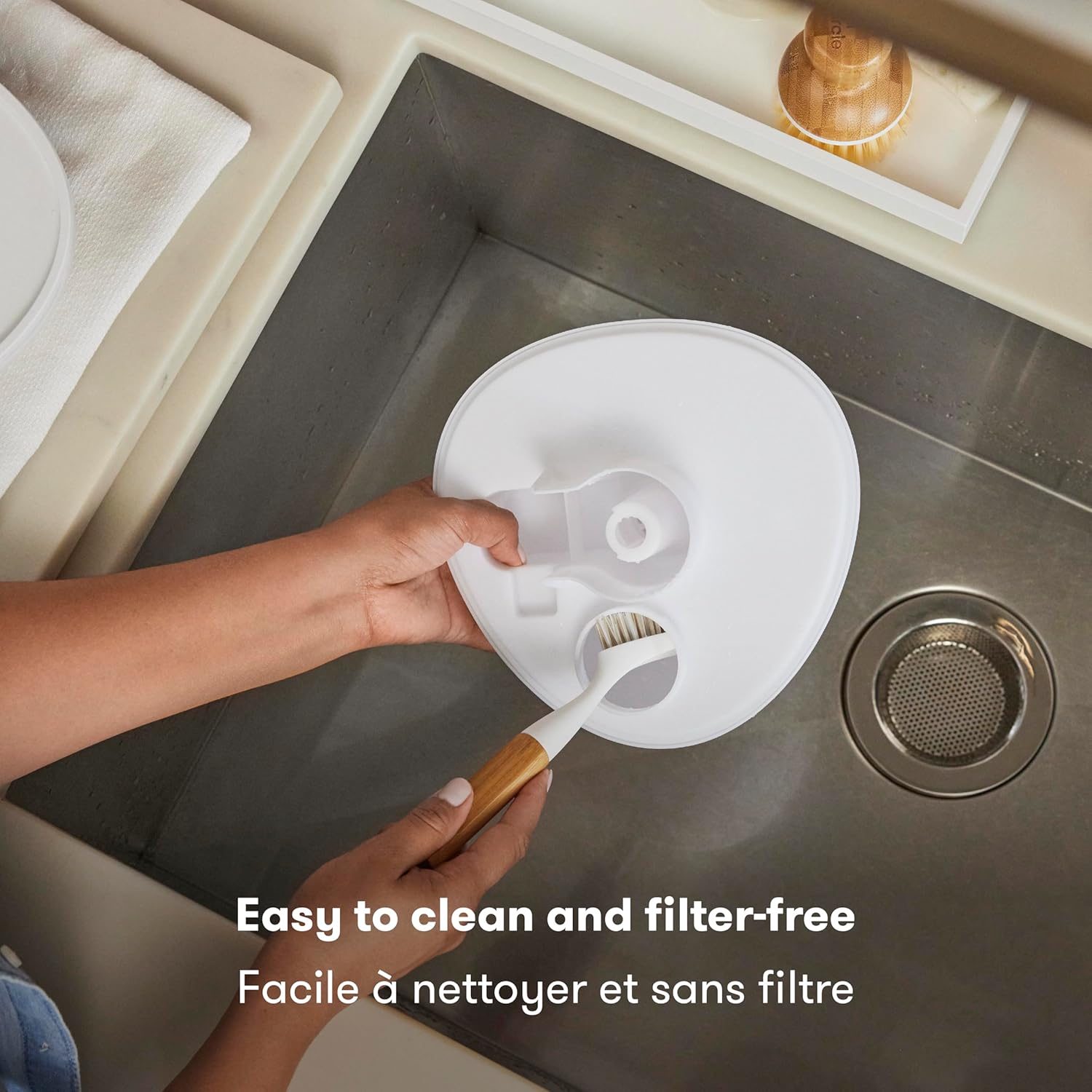 3-In-1 Cool Mist Humidifier for Baby with Diffuser + Nightlight, Baby Humidifier for Bedroom, Nursery + Large Rooms, Quiet, Auto Shut Off, Runs +24Hrs