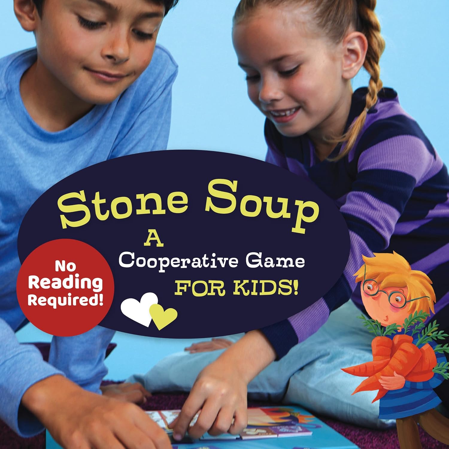 Stone Soup Cooperative Memory Board Game for Toddlers & Kids 5+ - Educational Matching Game Develops Problem Solving & Social Skills