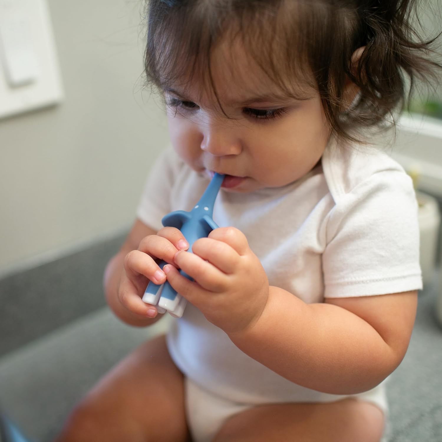 Infant-To-Toddler Toothbrush,Blue