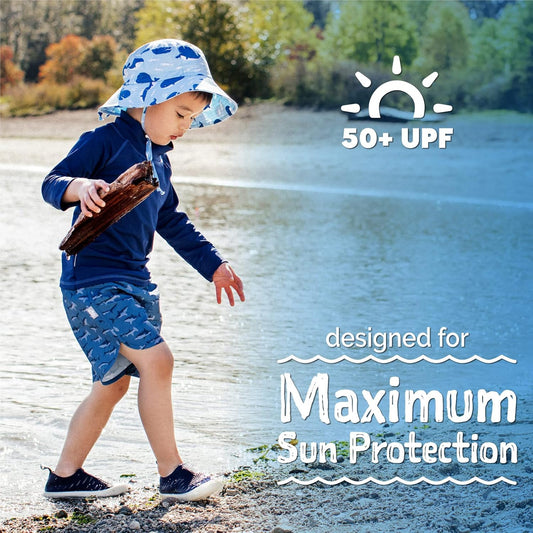 UV Swim Shorts and Long Sleeve UV Shirt for Toddlers