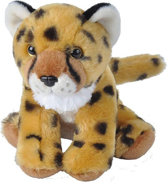 Cuddlekins Eco Mini Cheetah Cub, Stuffed Animal, 8 Inches, Plush Toy, Fill Is Spun Recycled Water Bottles, Eco Friendly