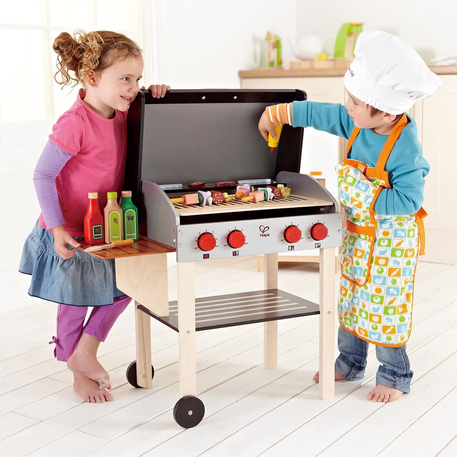 - Playfully Delicious - Gourmet BBQ Grill and Shish Kabob Play Food Set