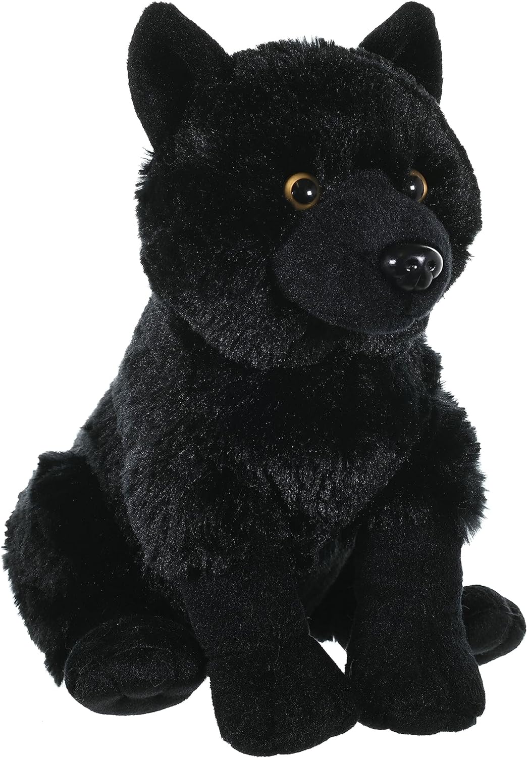 Wolf Plush, Stuffed Animal, Plush Toy, Kids Gifts, Black, 12"