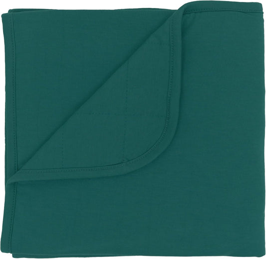 Baby Blanket in Emerald 97% Rayon Made from Bamboo, 3% Spandex