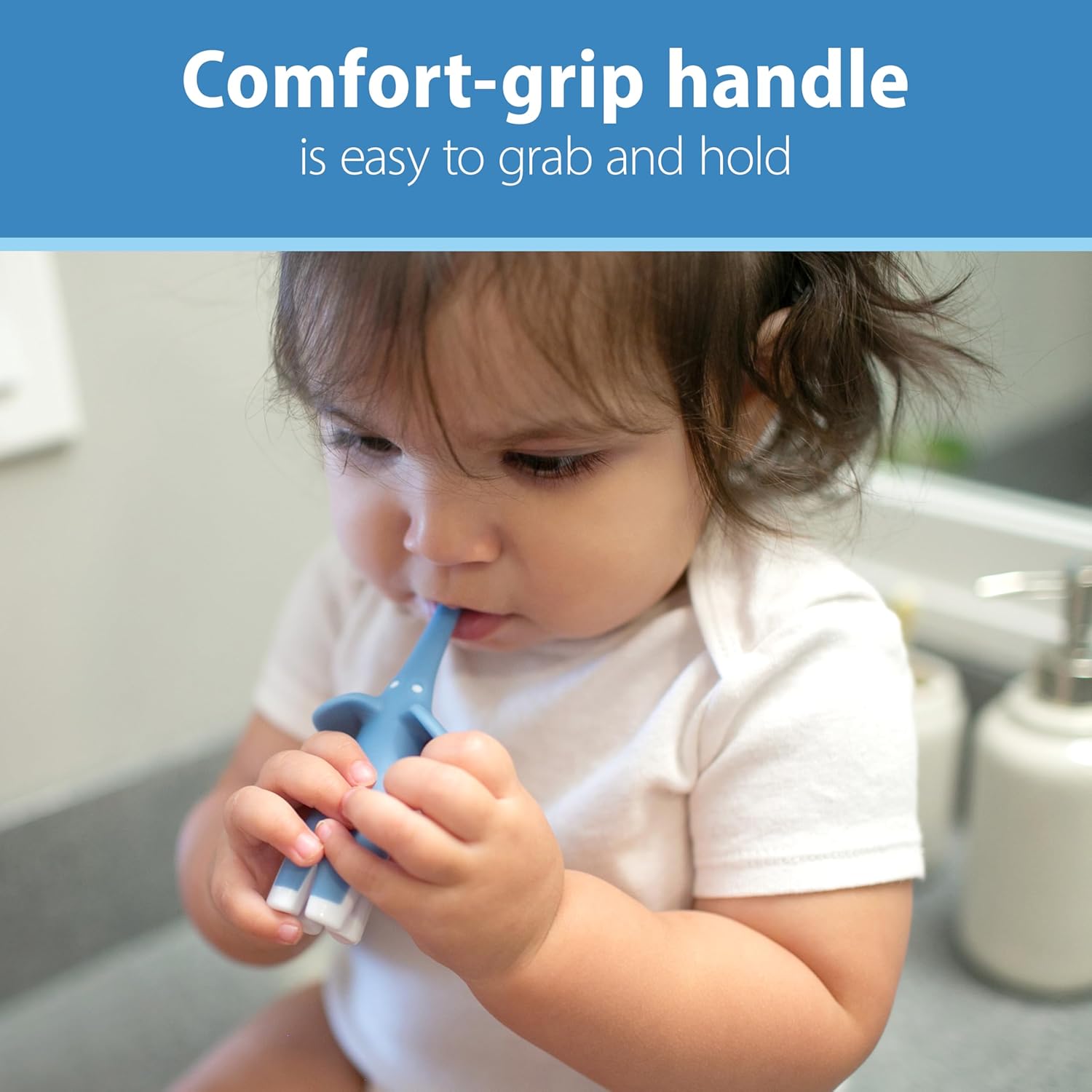 Infant-To-Toddler Toothbrush,Blue
