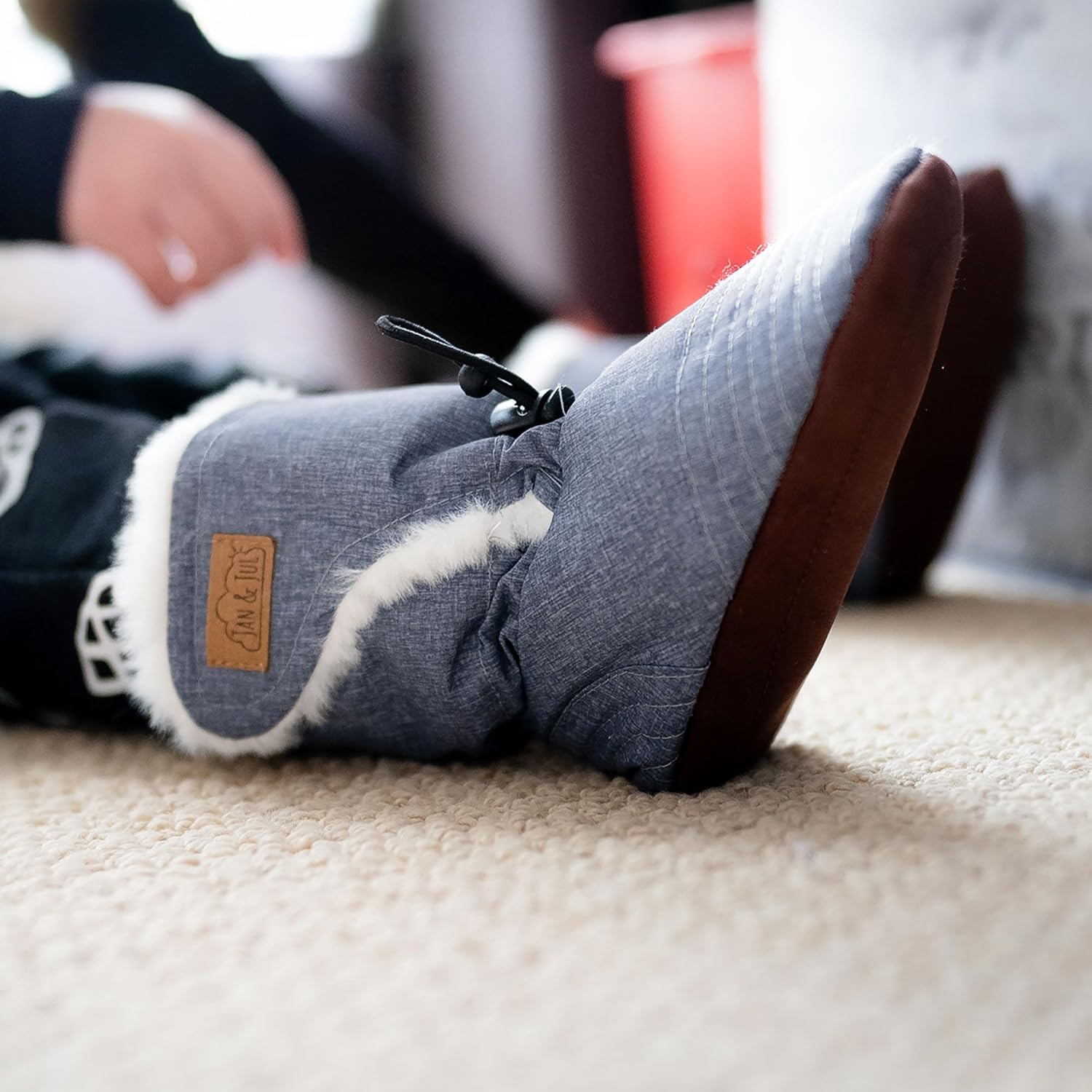 Stay-Put Winter Booties, Non-Slip Boots for Babies and Toddlers