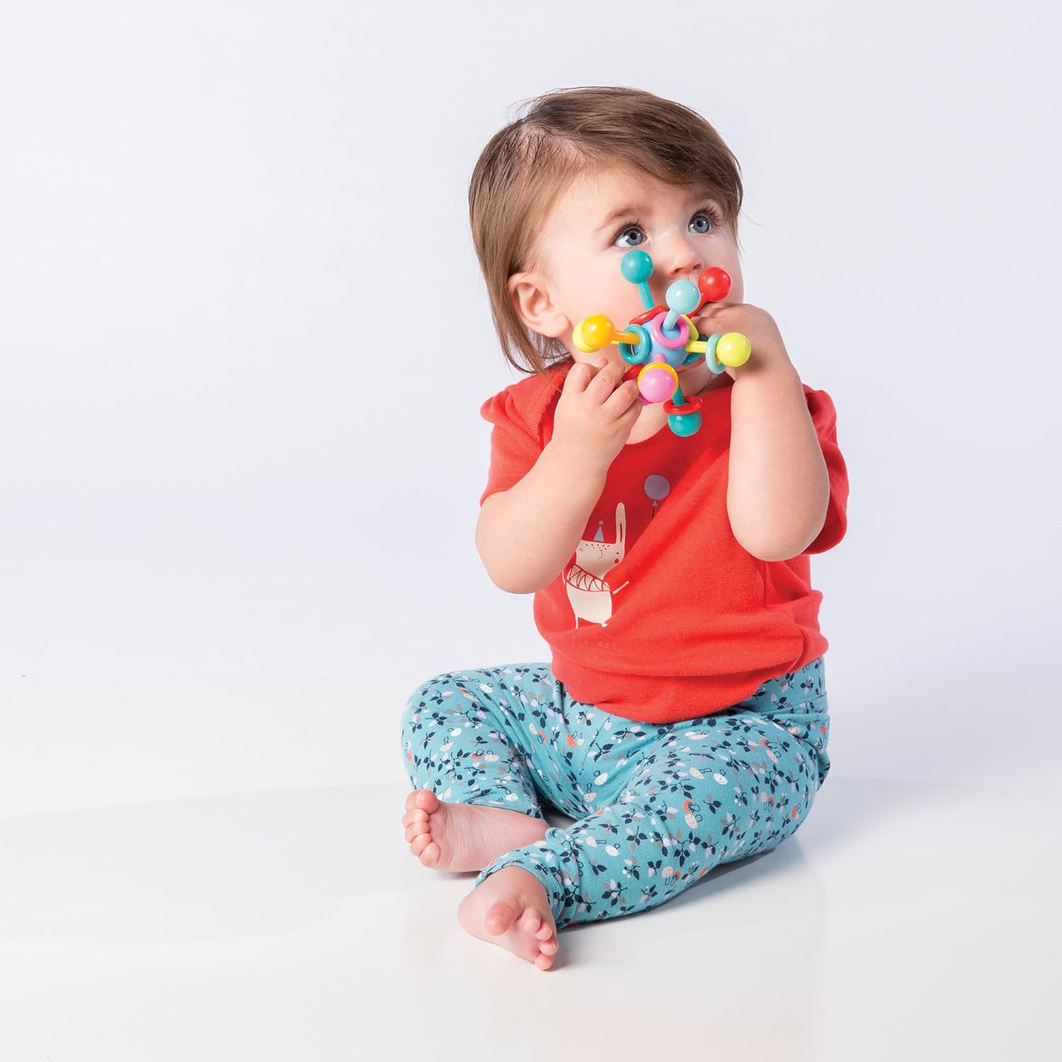Atom Rattle & Teether Grasping Activity Baby Toy