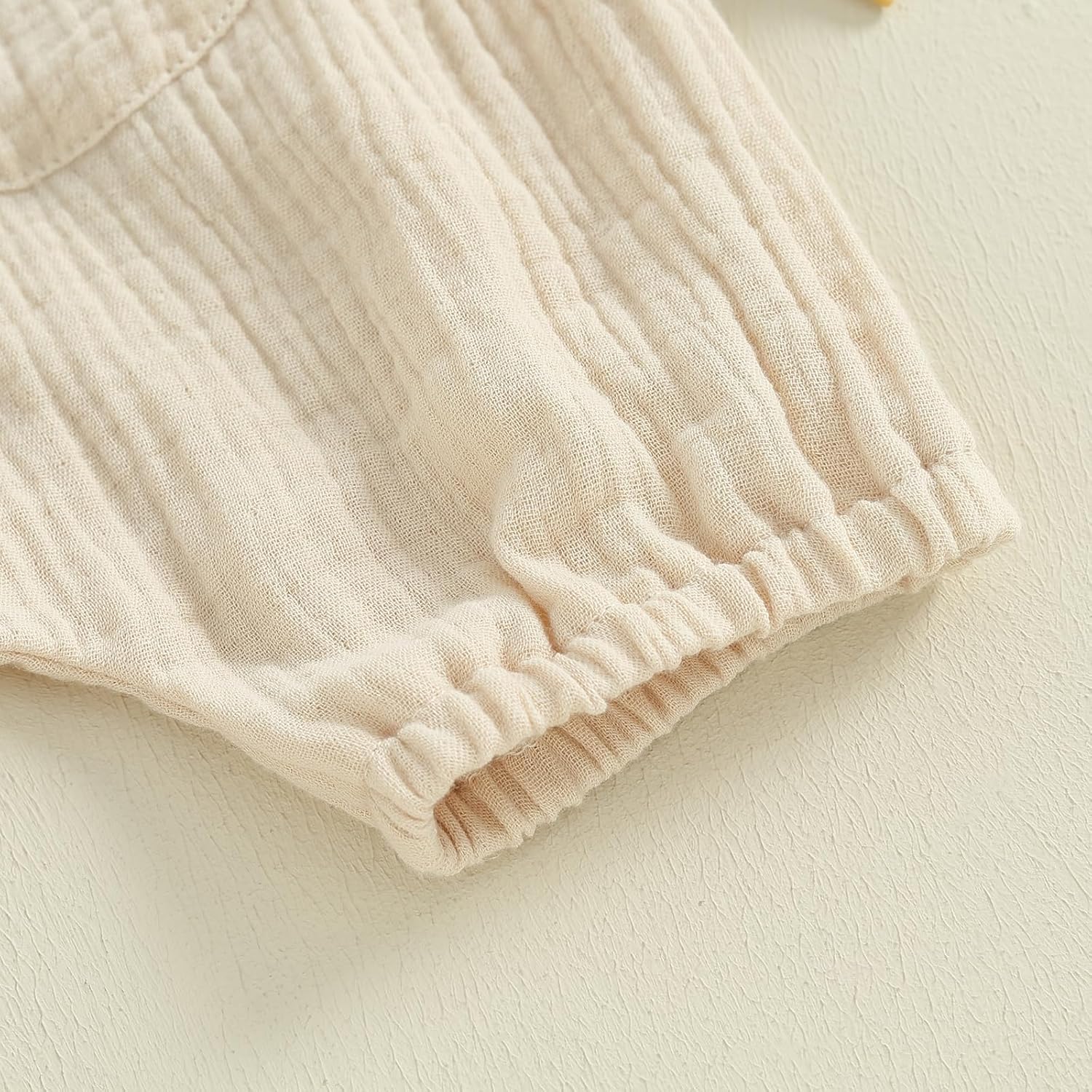 Infant Baby Girl Boy Romper Shorts Linen Sleeveless Jumpsuit Bib Overalls One Piece Outfit Spring Summer Clothes
