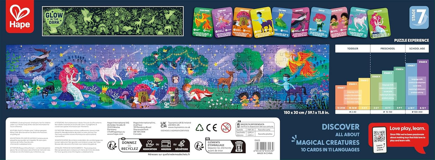 Glow in the Dark Forest of Wonders Puzzle 200 Pieces Ages 6+