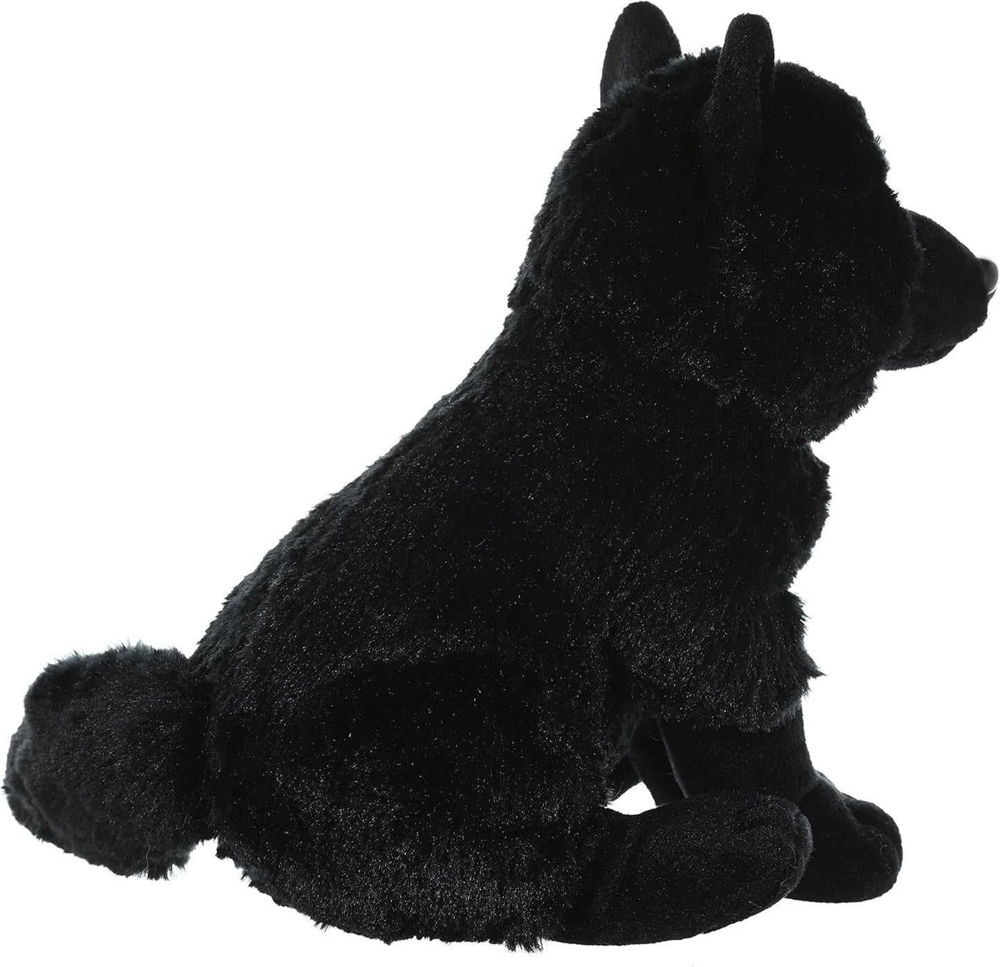 Wolf Plush, Stuffed Animal, Plush Toy, Kids Gifts, Black, 12"