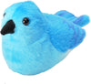 Audubon Birds Mountain Bluebird Plush with Authentic Bird Sound, Stuffed Animal, Bird Toys for Kids and Birders