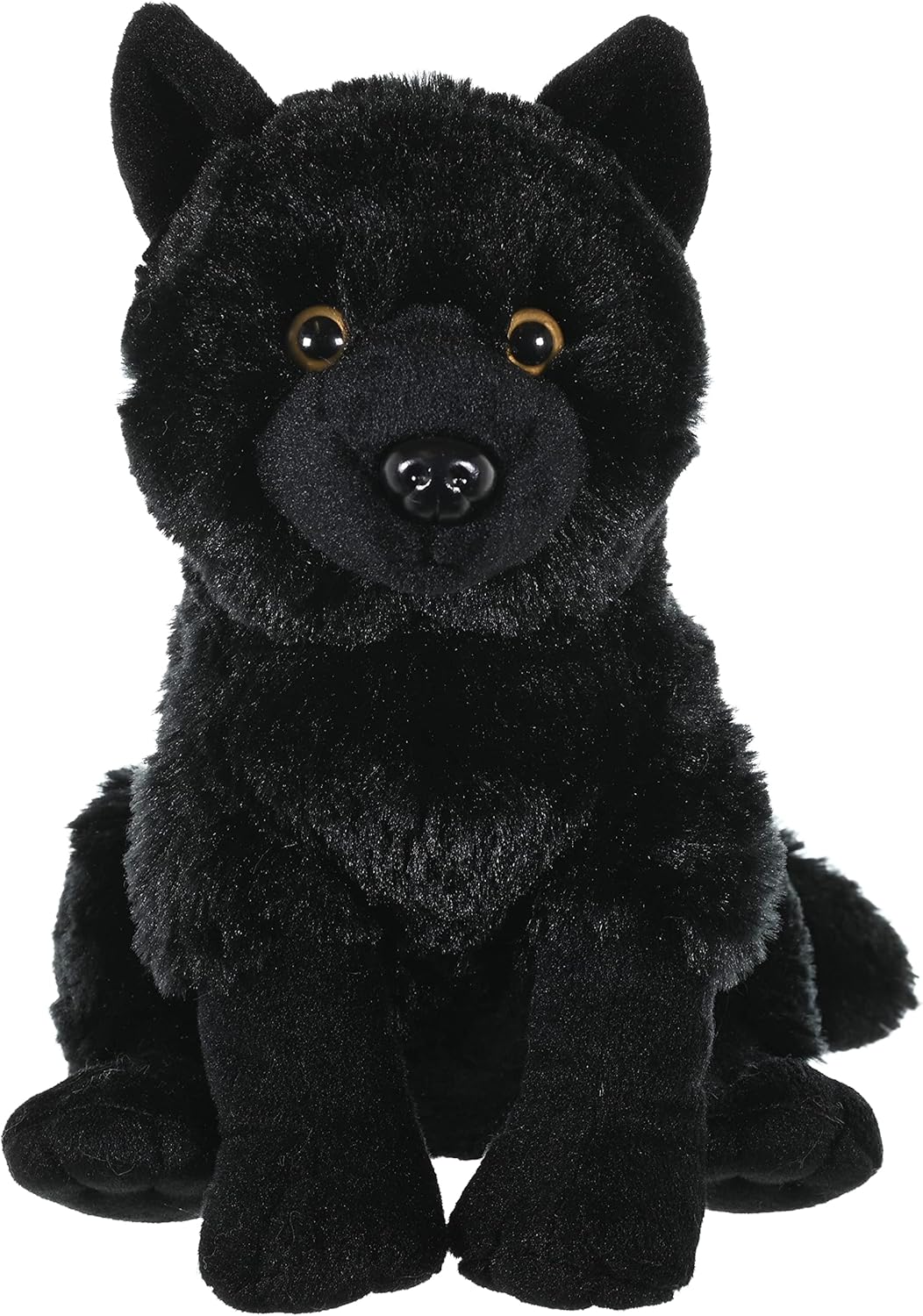 Wolf Plush, Stuffed Animal, Plush Toy, Kids Gifts, Black, 12"