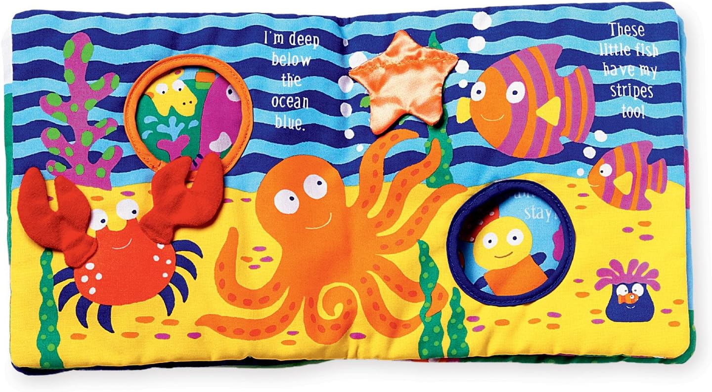 Soft Activity Book with Tethered Toy, Buzzing Through