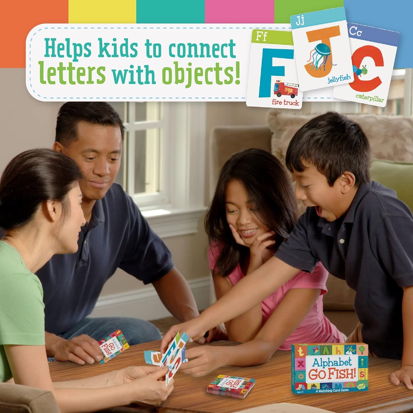Alphabet Go Fish Card Game Board Game
