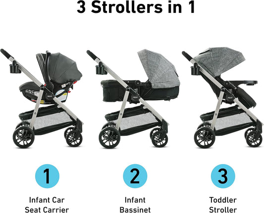 Modes Pramette Travel System, Car Seat & Stroller Combo, Ellington