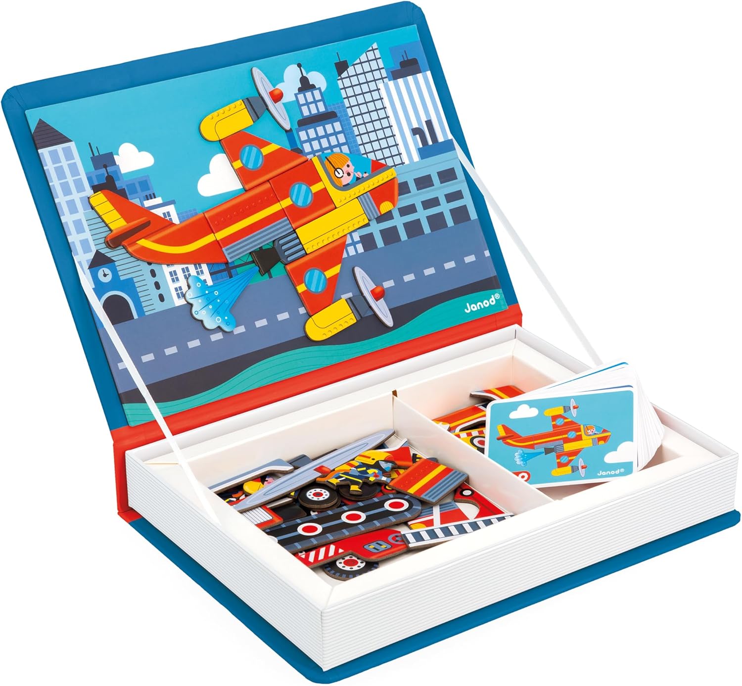 - Magneti’Book Firefighters - Educational Magnetic Games - Toy for Kids Toddler Children - Imagination and Creativity Game - Fine Motor Skills Toy - 3 to 8 Years - J02583