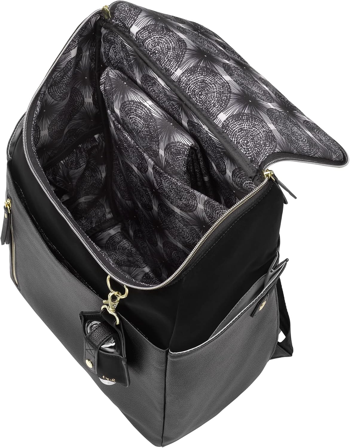 Tempo Backpack | Designed for Busy Families | Attaches to Stroller or Suitcase | Spacious Main Compartment | Twilight Black, Twilight Black, 1, Twilight Black Tempo Backpack