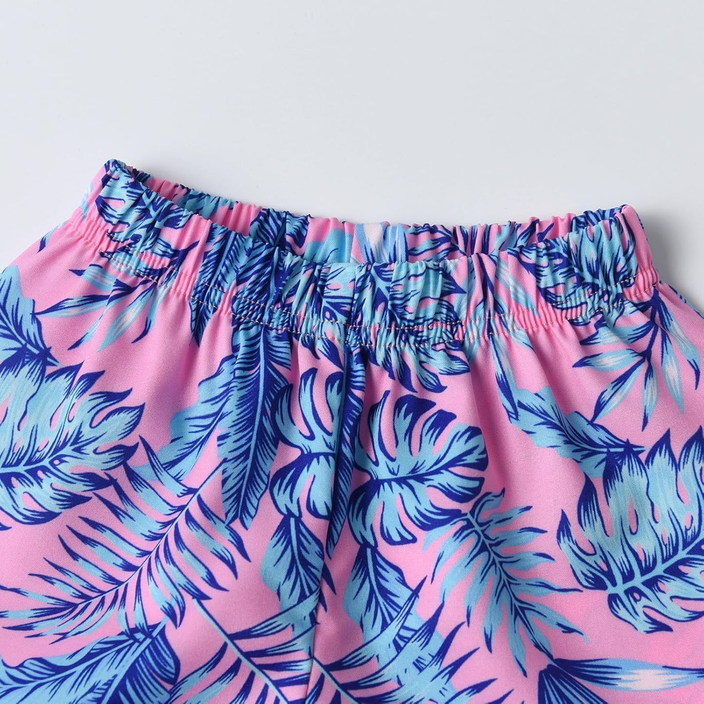 Infant Toddler Baby Boy Summer T-Shirt Clothes Pullover Short Sleeve Leaves Print Tops Shorts 2Pcs Outfits Set