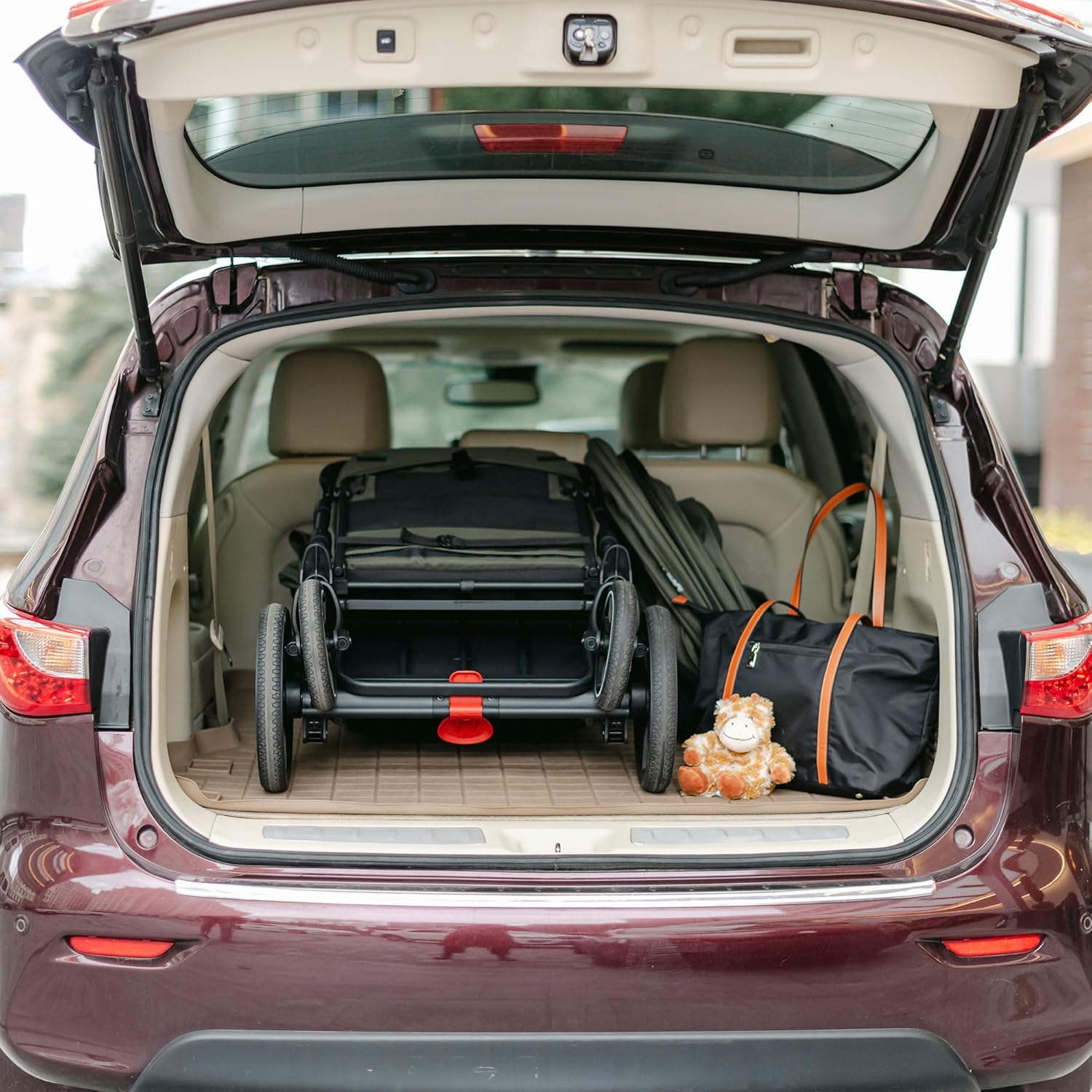 Caravan V3, Byron Black - Stroller/Wagon for Kids & Babies - Seats 2 Passengers or 200 Lbs. Total Weight Capacity. - Reclining Seats, Full-Coverage Sun Canopies, Height-Adjustable Handlebar