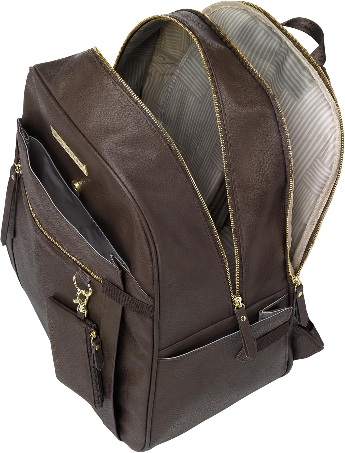 2-In-1 Provisions Breast Pump & Diaper Bag Backpack | Designed for Busy Parents | Spacious Main Compartment for Carrying Essentials | Saddle