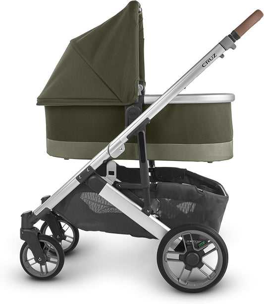 Bassinet - HAZEL (Olive/Silver/Saddle Leather)