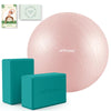 Trideer Pregnancy Ball Birthing Ball, 1.7Mm Extra Thick Yoga Ball for Maternity, Labor Birth, Exercise, Physio, Recovery Guide & Baby Memory Book Included, 440LB Anti-Burst & Non-Slip Stability Ball