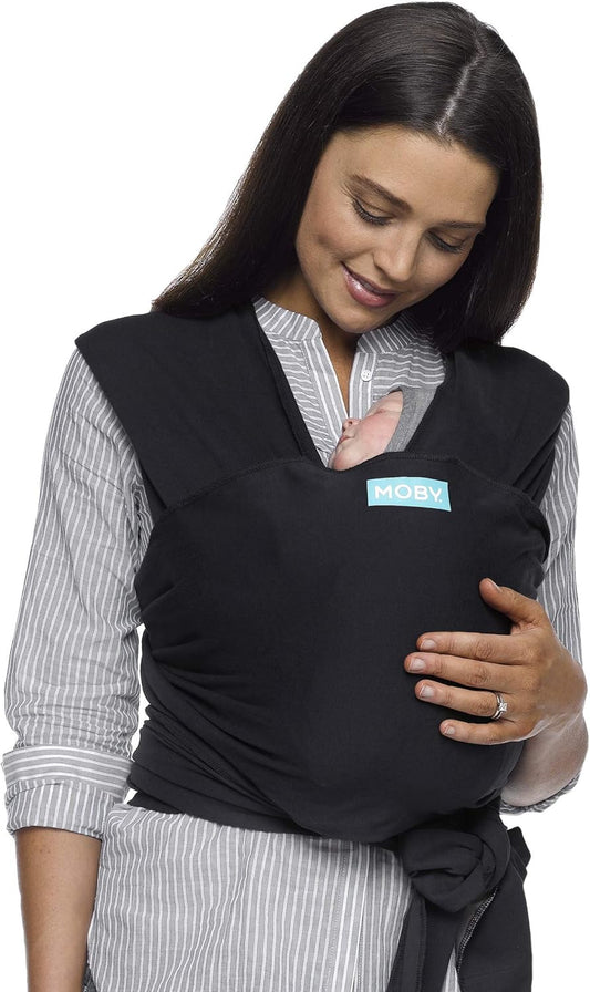 Wrap Baby Carrier | Classic | Baby Wrap Carrier for Newborns & Infants | #1 Baby Wrap | Keeps Baby Safe & Secure | Adjustable for All Body Types | Black
