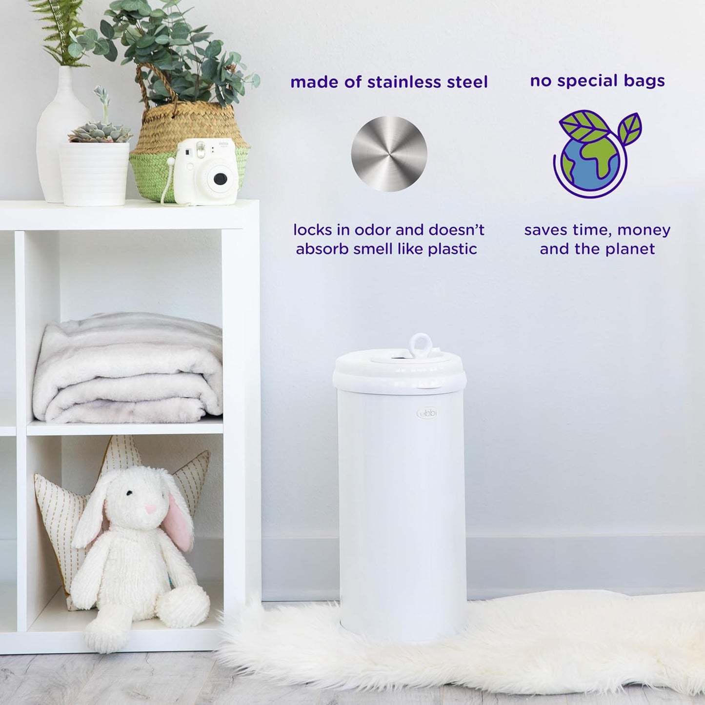 Diaper Pail - Matte Black