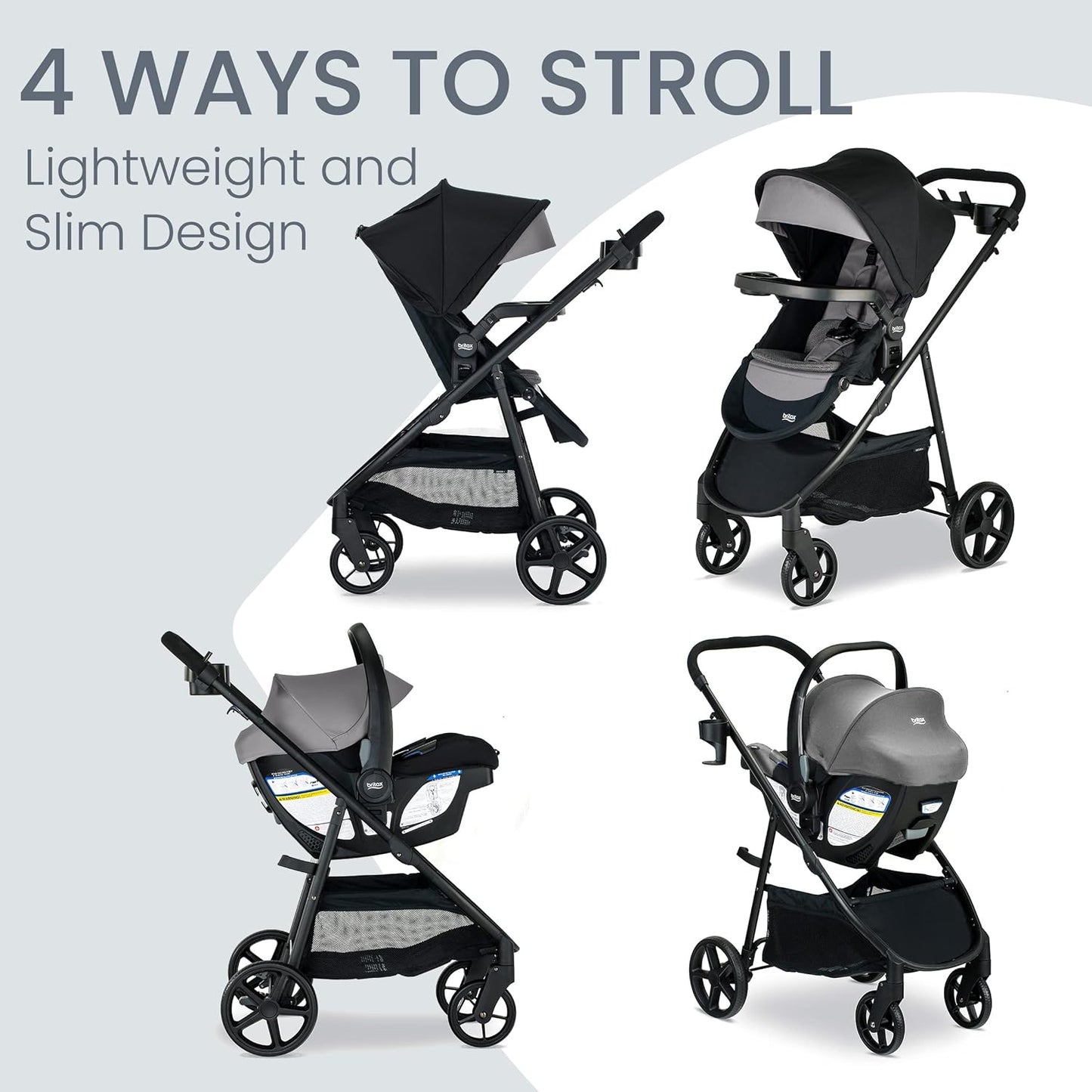 Willow™ Brook™ S+ Travel System, Graphite Onyx